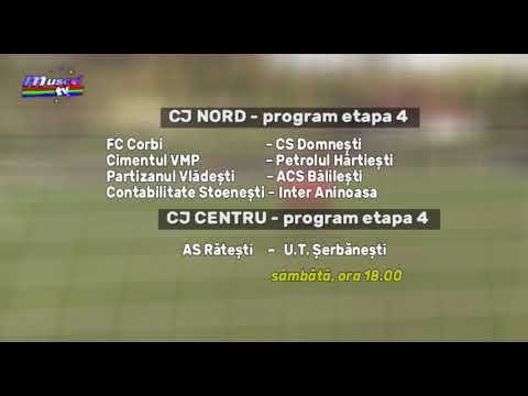 Jurnal MUSCEL TV 07.06.2021Sport - Fotbal - program etapa 4 CJ Nord