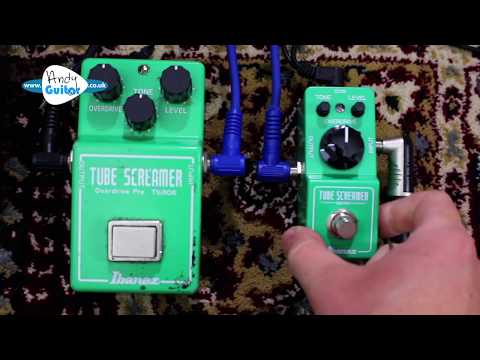 Tube Screamer VS Mini Tube Screamer (Ibanez TS808) Review & Demo