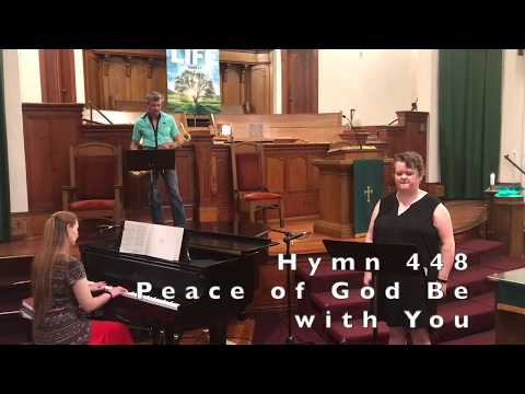 June28, Hymn 448: Peace of God be with you, United Presbyterian Church, Albany Oregon