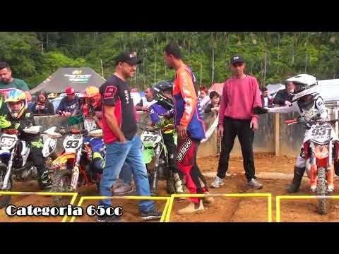 Corrida das Minimotos e 65cc na Copa Norte Catarinense Velocross 2022 em Schroeder SC