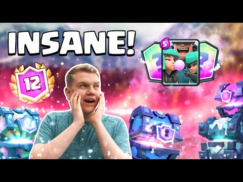 12 WINS Rascals Deck & ULTIMATE Chest Opening! LIVE Grand Challenge Gameplay - Clash Royale