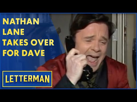Nathan Lane Learns How To Be A Late Night Talk Show Host | Letterman