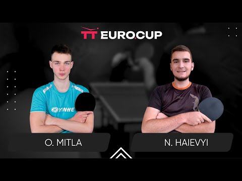 18:00 Oleksii Mitla - Nazarii Haievyi 04.12.2023 TT Euro.Cup Ukraine Master TABLE 4