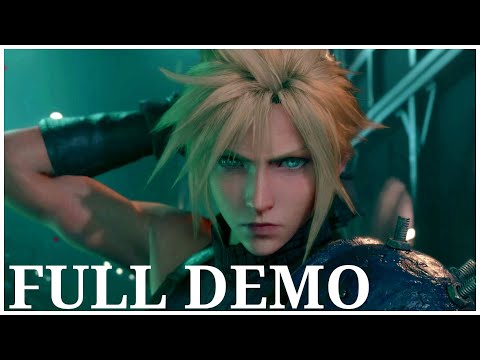 FINAL FANTASY VII REMAKE - Walkthrough Gameplay Part 1 - FULL DEMO (No Commentary)