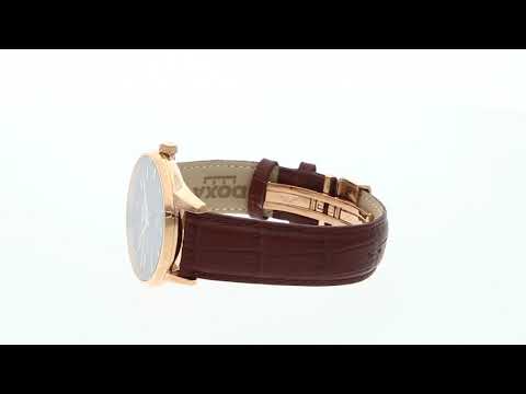 Doxa Slim Line Gent Automatic Rose Gold PVD 107.90.201.02 Zegarek / Watch 360