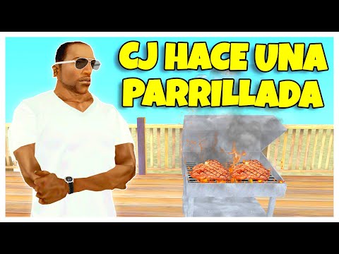 GTA San Andreas Loquendo - CJ Hace una Parrillada