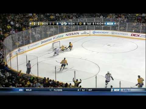 Matt Fraser scores his 1st Bruins goal 12/23/13