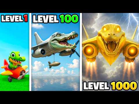 Level 1 to 1000 BOMBARDILO CROCODILO in GTA 5!
