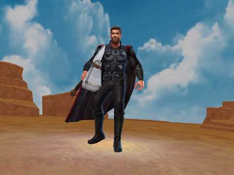 Thor T3 Animation/Cutscene with Infinity War Uniform