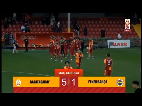 Galatasaray U17 5-1 fenerbahçe U17 maç özeti 🔥#gsvfb #derbi #gelenek 