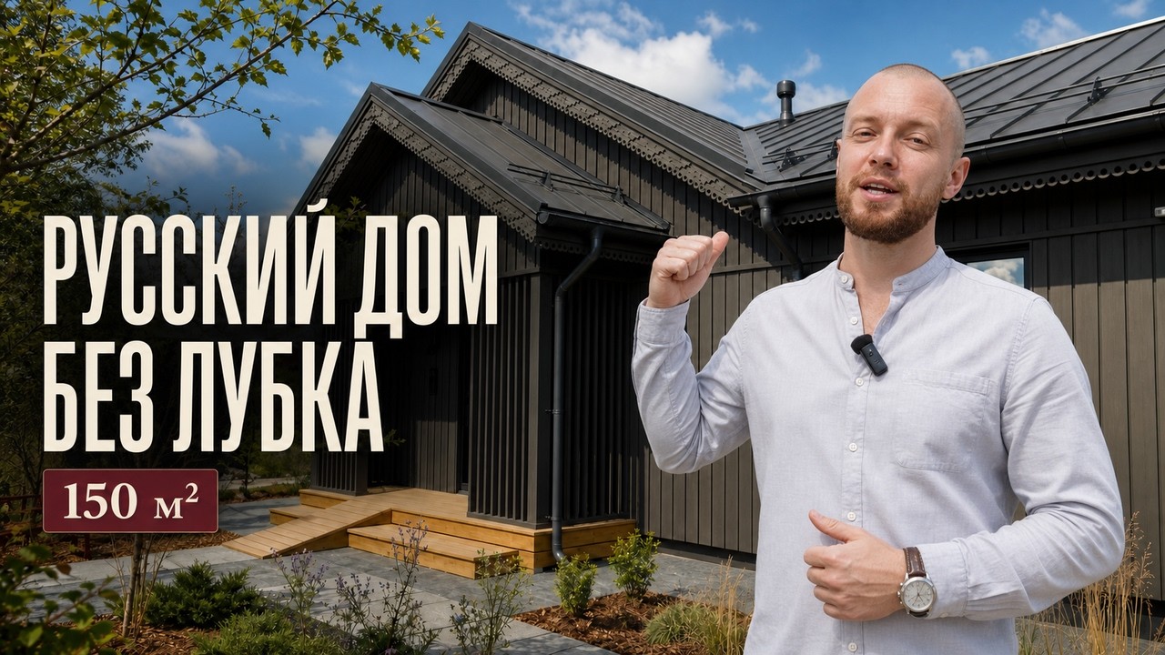 Русская изба XXI века? Дом «Славен» площадью 150 м²
