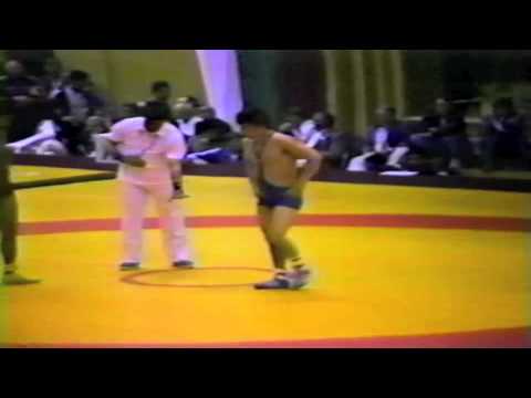 1987 Senior European Championships: 68 kg Ahmet Cakici (FRG) vs. Simeon Shterev (BUL)