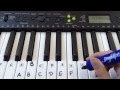 How To Label Keys On A Piano Keyboard