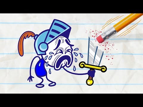 Pencilmate in the Middle Ages! -in- A KNIGHT TO REMEMBER -PART 1- Pencilmation Cartoons for Kids