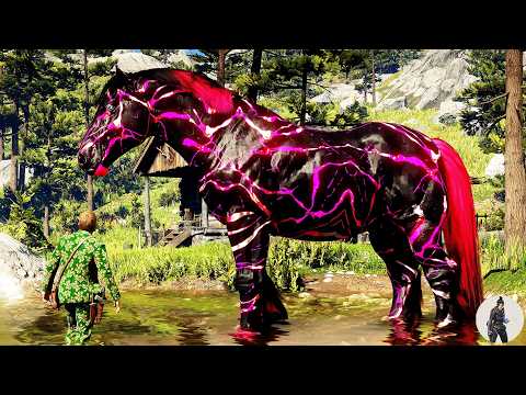 Arthur Morgan Tames a Massive Magenta & Black Horse Near Veteran’s Homestead! (RARE FIND)