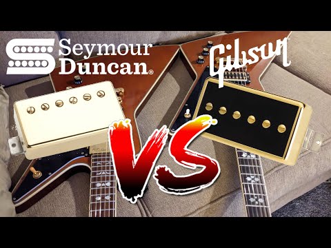 GIBSON P94-R VS SEYMOUR DUNCAN 59N - Lee Malia Explorer(s)
