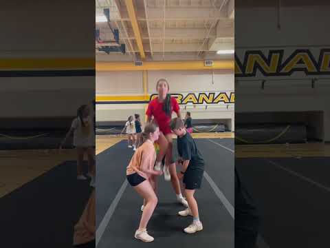 Easy Cheer Stunts | #shorts