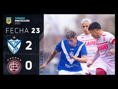 #TorneoProyección 2023 | Fecha 23 | resumen de Vélez y Lanús