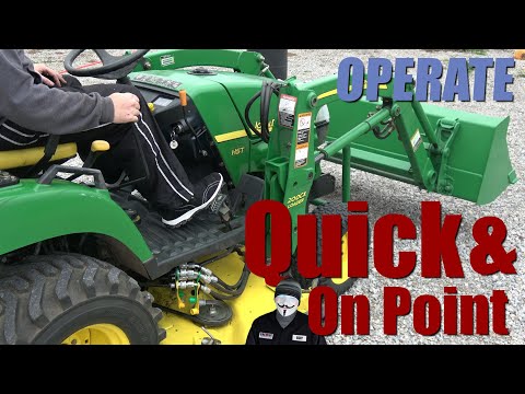 John Deere 2305 Compact Tractor Operation Instructions | How To Use Controls | Tips To Start Operate
