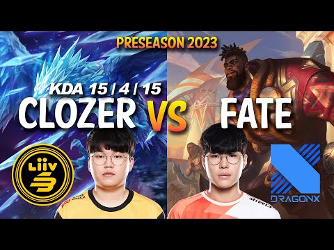 LSB Clozer vs DRX FATE - ANIVIA vs K'SANTE Mid - KR Ranked