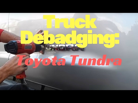 Thumbnail for Debadging: Toyota Tundra by AutoFetishDetail.com by Debadging