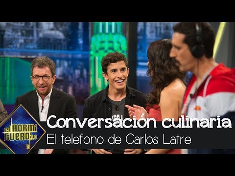 El culinario teléfono escacharrado de Carlos Latre con Marc Márquez - El Hormiguero 3.0