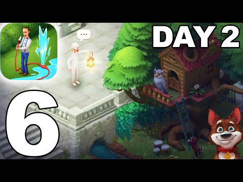 Gardenscapes - DAY 2 - Walkthrough  Part 6 - iOS Android