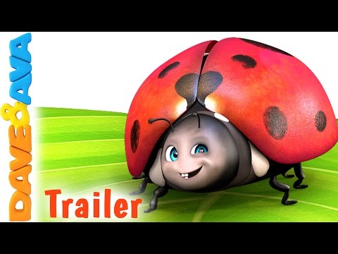 🐞 Five Little Ladybugs – Trailer | Nursery Rhymes and Kids Songs from Dave and Ava 🐞 Video