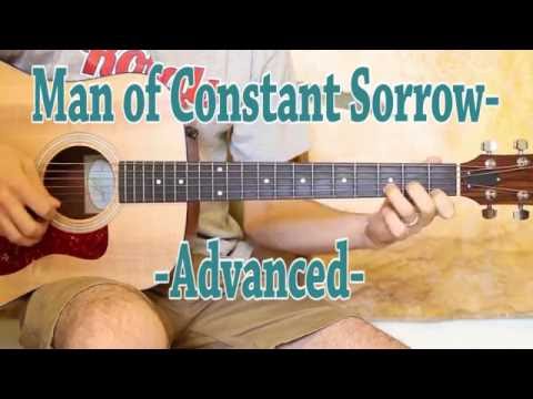 Learn to play Man of Constant Sorrow - Advanced Guitar Lesson!