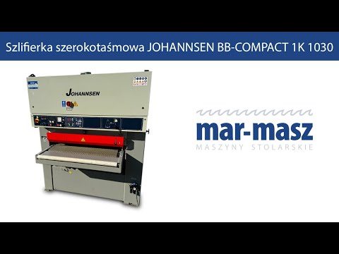 Szlifierka szerokotaśmowa JOHANNSEN BB COMPACT 1K 1030 - Mar-Masz | Woodworking