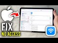 Fix IPad WiFi Connected But No Internet Access Step By Step