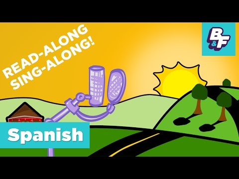 Sing-Along Children Song - Spanish Greetings Good Morning Song with BASHO & FRIENDS - Buenos Dias