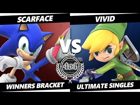 4o4 Smash Night 85 - DC| Scarface (Sonic) vs YMHB| Vivid (Toon Link) - Winners Round 3