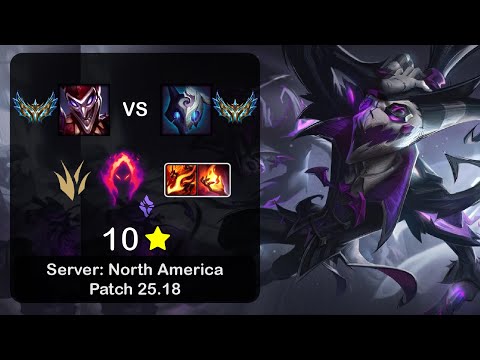 Shaco Jungle vs Kindred - NA Challenger - Patch 25.18