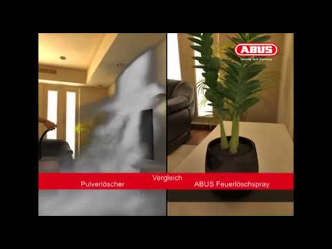 ABUS Feuerlöschspray FLS580 Feuerlöscher Produktfilm