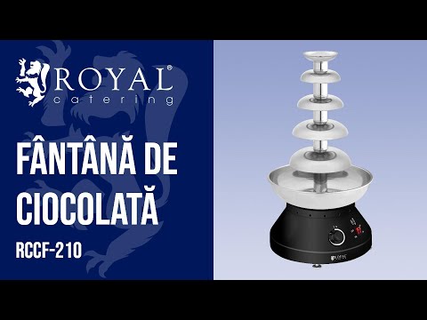 video - Fântână de Ciocolată - 5 nivele - 4 L