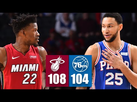 Jimmy Butler, Heat hand the Sixers their first home loss of the season | 2019-20 NBA Highlights