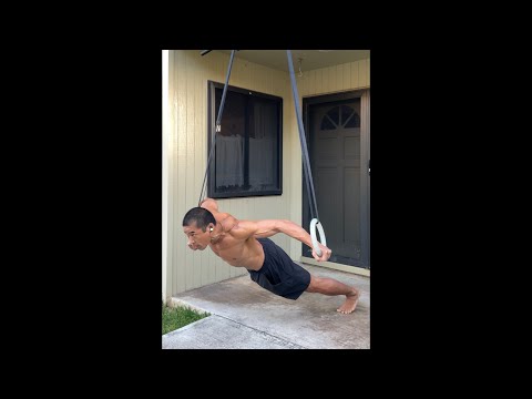 Day 304 FitPro Hawaii Workout -  Archer Push Ups on Rings + Pull Ups - March 17, 2021, 6:14 pm