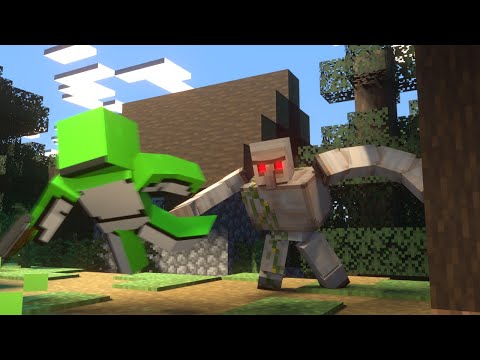 IRON GOLEM HATES SPEEDRUNNERS - Minecraft Animation