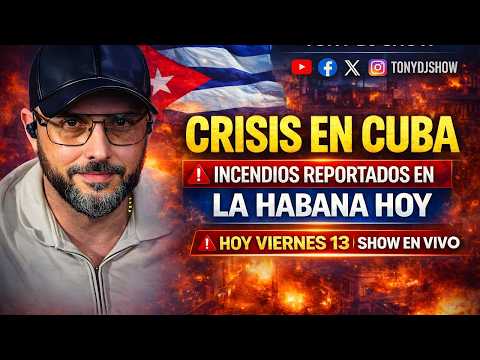Crisis en Cuba: reportan incendios en varias zonas de La Habana