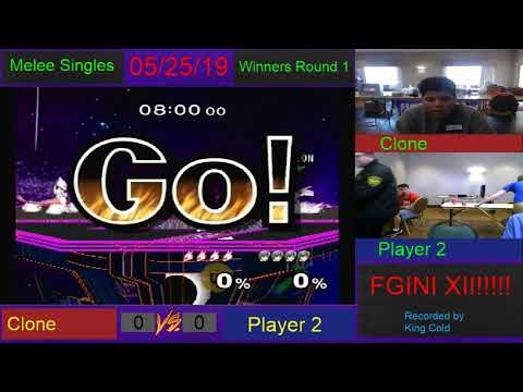 FGINI XII! - Melee Singles  - Winners Round 1 - Player 2 vs Clone