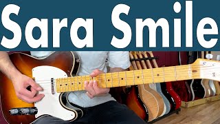 Hall &amp; Oates Sara Smile Guitar Solo Lesson + Tutorial