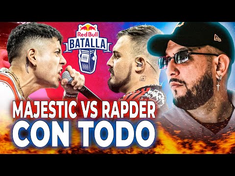 MAJESTIC VS RAPDER | PIEZAS REACCIONA A LA FINAL NACIONAL DE RED BULL BATALLA
