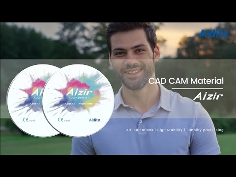Aidite Aizir 98mm CAD/CAM Zirconia Discs Product Video