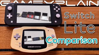 How Small is the Switch Lite? - Size Comparison! (GBA, DS Lite, 3DS XL, Switch, PSP & Vita)
