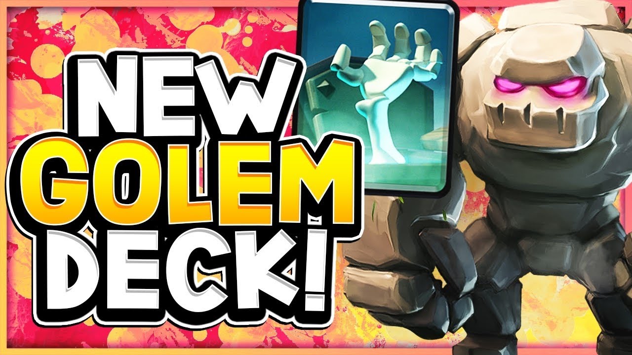 BEST GOLEM DECK in CLASH ROYALE! 