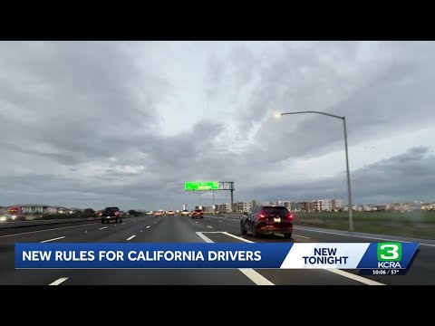 New California laws aim to improve road safety