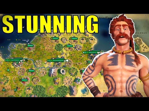 Civ 6 | I Turned An Awful Start Into A Beautiful City Hub!!! – (#3 Deity Gaul Civilization VI)