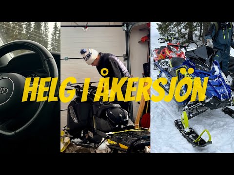 Trasig skoter och mycket snö