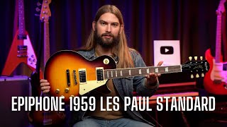 Video thumbnail for Epiphone 1959 Les Paul Standard | Collaboration With the Gibson Custom Shop! by Alamo Music Center